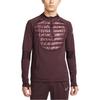 Nike Solid Color Half-Zip Stand Collar Warm Up Jacket Men Outerwear Burgundy DC9169-652
