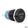Zinc-Aluminium Zinc Zinc Alloy Engine Start Button 12V Waterproof Horn Button Switch  Car Engine