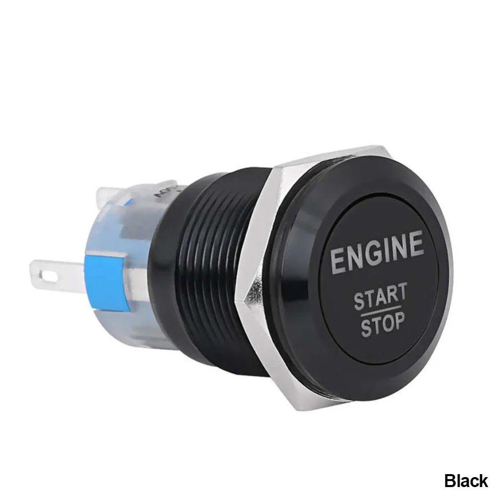 Zinc-Aluminium Zinc Zinc Alloy Engine Start Button 12V Waterproof Horn Button Switch Car Engine
