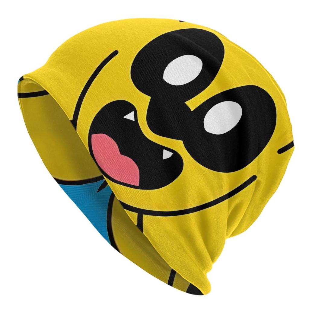 Cute Mikecracks Bonnet Hats Fashion Outdoor Skullies Beanies Hat Cartoon for Unisex Women Warm Dualuse Caps