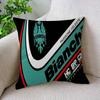 B-BianchiS Bike Logo Pillow Cover Sofa Cushion Cover Home Room Decoration Children Gift