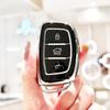 3 Buttons Shell For Hyundai Santa Fe Ix35 Ix25 I10 I30 I40 Rena Sonata Elantra Creta Tucson Fob Holder Tpu Car Key Case Cover