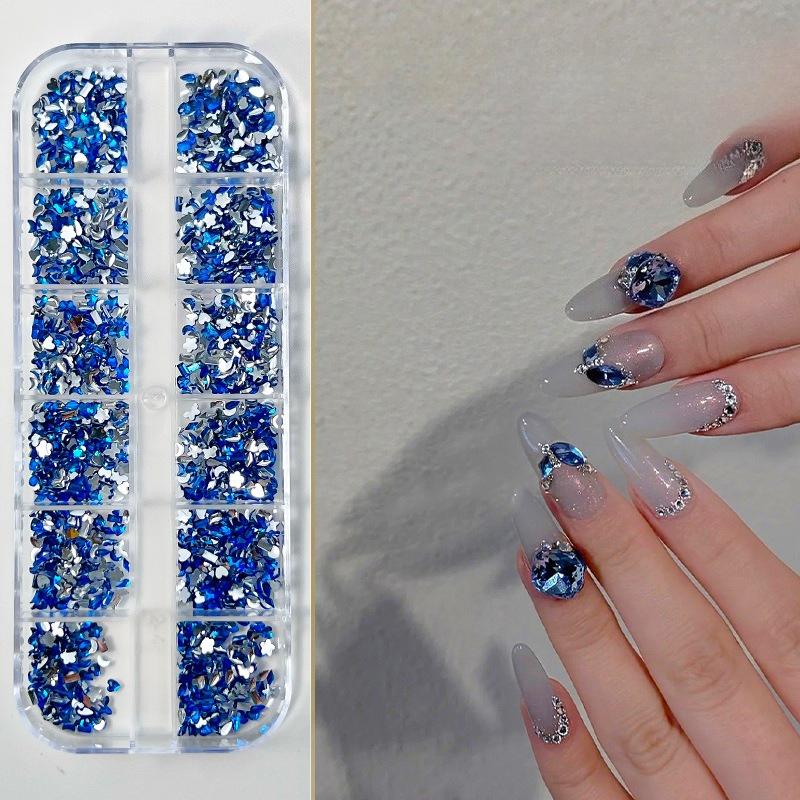 Nail Art Accessories Mixed Collection Popular Resin Flat-bottom Irregular-Shaped Diamond