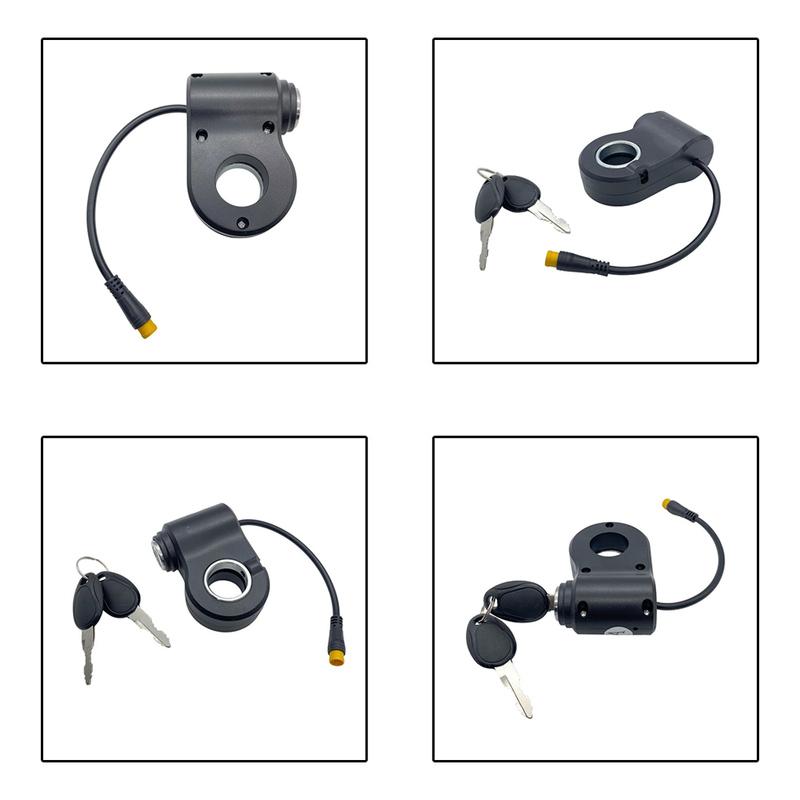 Ignition Lock Scooter Key Switch Daily Commute Black Secure Ignition Switch For Scooter 3-pin Secure Connection