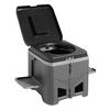 Toilettes de voyage pliables avec couvercle Toilettes de camping Réutilisables Capacité de charge 150 kg pour tente Randonnée Bateau Longs trajets en voiture