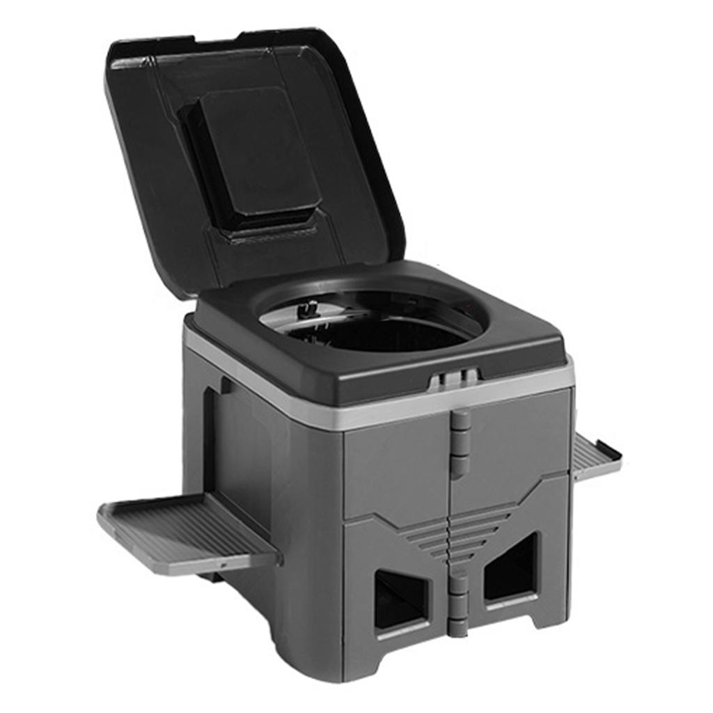 Multifunction Bedpan Portable Camping Folding Toilet Strong Bearing Capacity Reusable Adult Odor-proof Outdoor Mobile Toilet