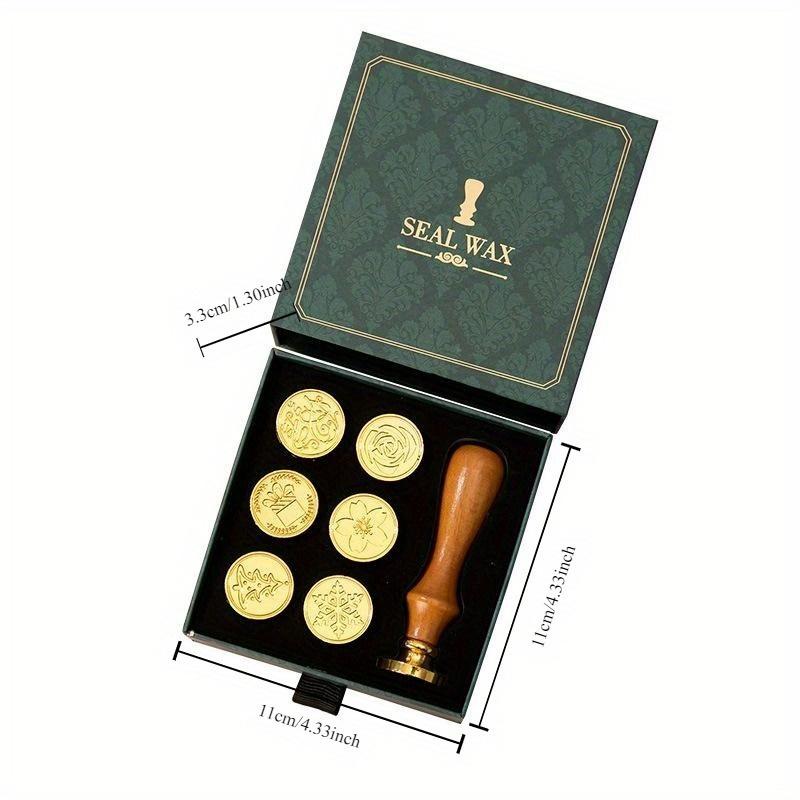 Seal Wax Stamp Set Kit DIY Craft Supplies Scrapbooking Valentine's Day Birthday Gift Lacquer Seal Wholesale Complete Set