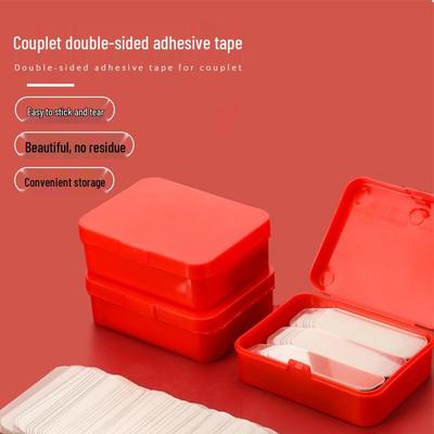 Transparenter spurloser doppelseitiger Aufkleber: Ideal für Frühlingsfest-Couplets, Hochzeiten und mehr