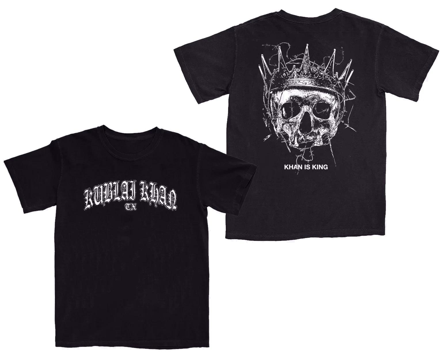 Kublai Khan TX Shirt Khan Is King T-Shirt Short Sleeve Unisex Gift for Fan S-5XL M