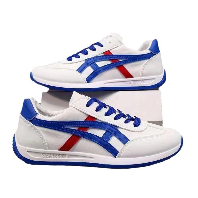 Spring New Men's Shoes Canvas White Shoes Low-top Breathable Lightweight Thin Sole One-pedal Casual Shoes Outdoor Sports Shoes