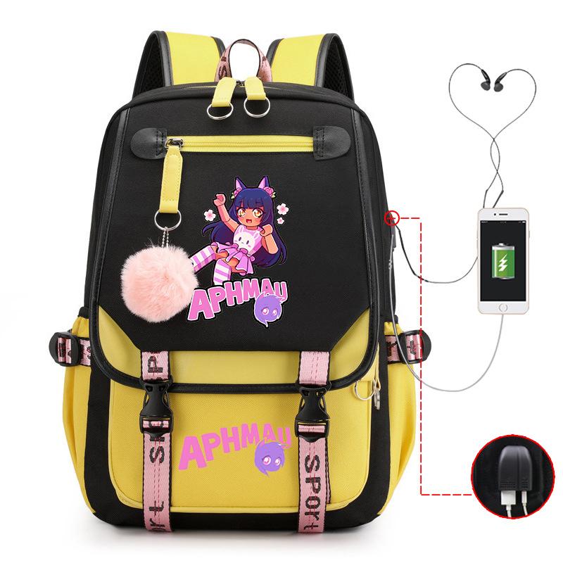 Cute Cartoon Junior High School Student Schoolbag Female Lightweight Large-Capacity Student Backpack