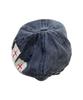 SK8ER ROCK Patchwork Pigmentwashing Ball Cap ((Navy))