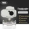 220V Food-Grade Stainless Steel Electric Two-Way Quick-Connect Ball Valve, Smooth 304 Clamp, Self-Control.