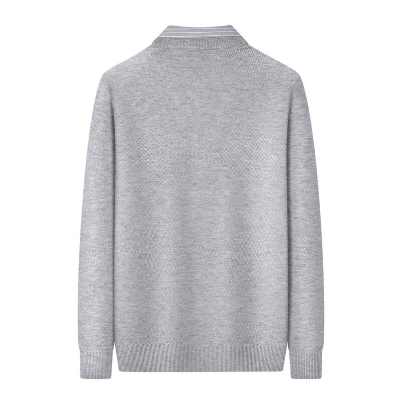 Pánský svetr s těžkým úpletem, vzhled dvoudílného