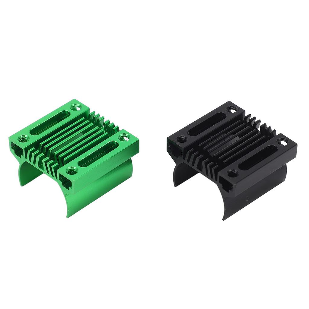 2pcs 180 Brushed Electric Motor Heat Sink Aluminum Alloy RC Electric Motor Heat Sink for Traxxas TRX4M 1/18 RC Car Truck