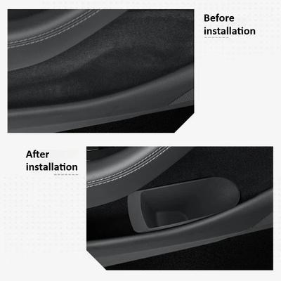 Trash Can for Tesla Model Y Juniper/Model 3 2025 Storage Buckets Driver Passenger Doors Organization Storage Box Car Accessories