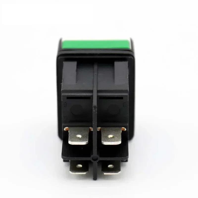Mechanical Equipment Electric Push Button Switch Button On 1pc 125 / 250V 20 / 12A 5E4 AC (AC) HY52 IP54 Silver