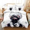 3D Print Anime Tokyo Ghoul Kaneki Ken Bedding Set Printed Duvet Cover Sheet Pillowcase Bed Soft Quilt Cover Full Queen King Size