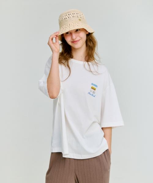 DEPOUND Summer Crochet Bucket Hat [Ivory]