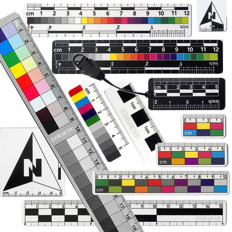 

Biological Specimen Photography Ruler, Double-Sided Black & White, Thin/Regular