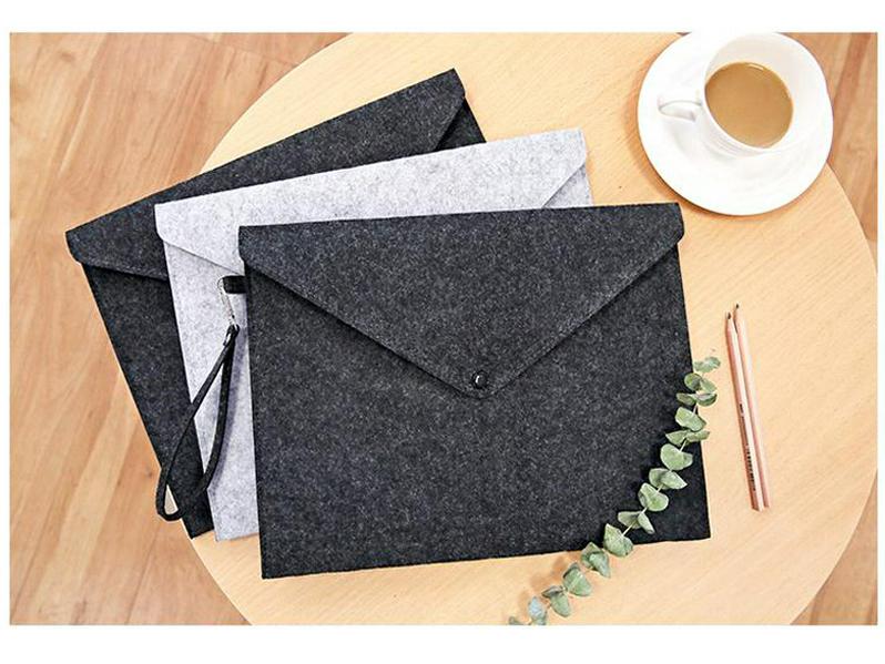 A4 Filz Business Handtasche und Dokumenten-Clutch