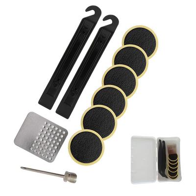 Bike Repair Patches Tool Set Self Adhesive Glueless Tire Patches Kit Sturdy Durable Bike Puncture Repair Kit for