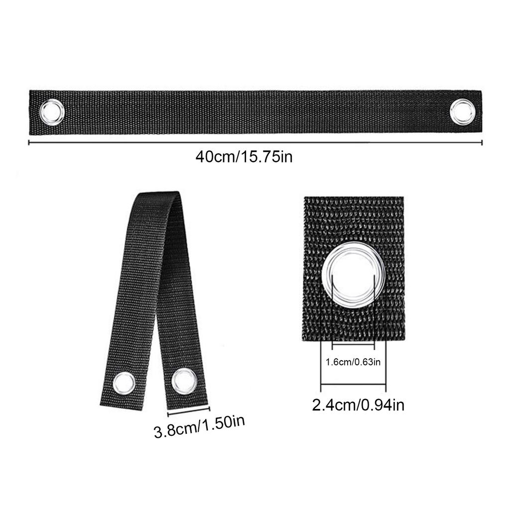 4Pcs Windproof Tree Belt Garden Plants Support Tree Belt Staking Strap Anti-Hurricane Stereotyped Nylon Fixed Strap