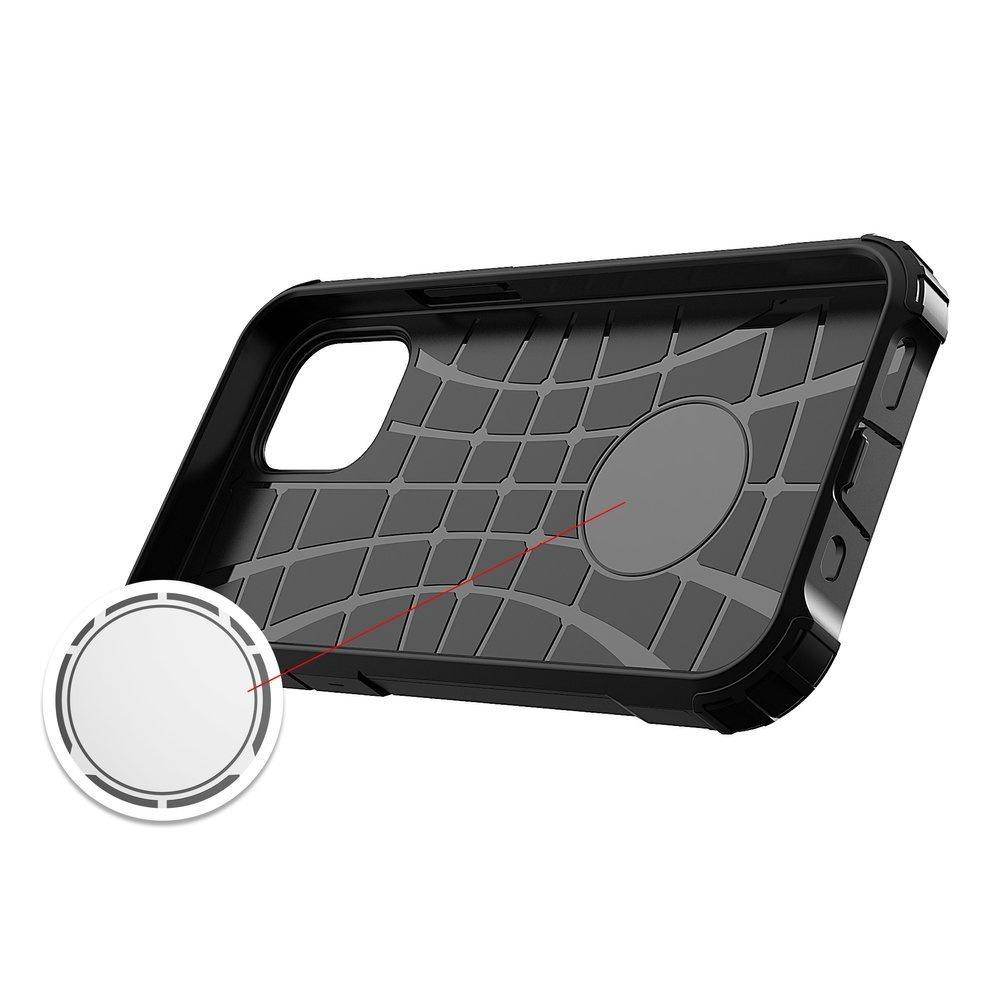 iPhone 12 Pro Max Hybrid Armor Case - Durable Black Protective Cover