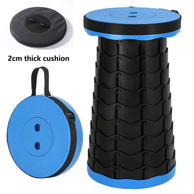 Upgraded Folding Stool Lightweight Yet More Sturdy with Load Capacity 400lbs Space Saving Furniture Stools for Camping Fishing