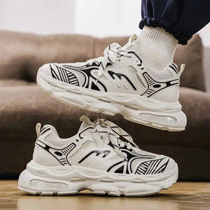 Fashion Hightop Outdoor Sneakers For Men Training Tenis Lofers Shoes Size 38 Sport Lofer Funky Shoos Outside Welcome Deal Top Sale