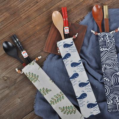 1Pcs Reusable Straw Pouch Bag For Metal Straw Cutlery Colorful Travel Camping Chopsticks Spoon Fork Knife Storage Bag Container