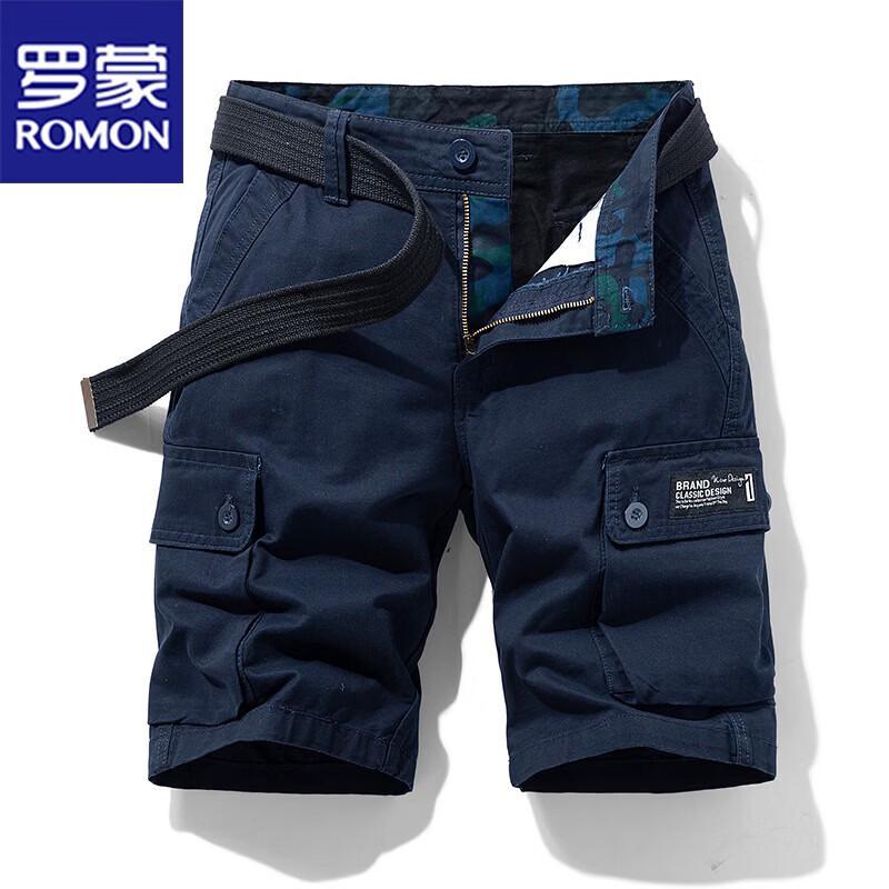ROMON Men's Summer Casual Cargo Shorts