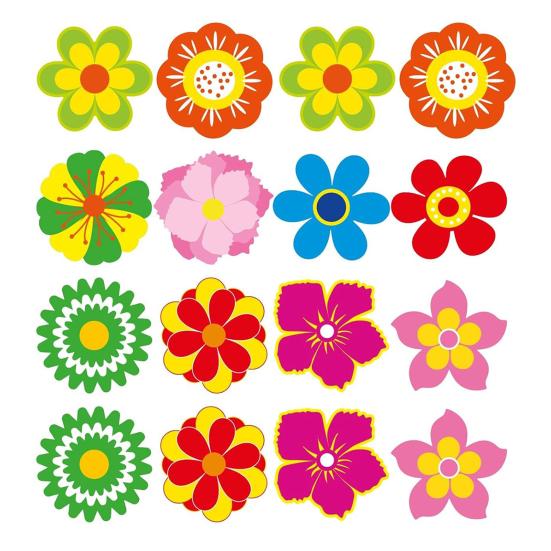 

500Pcs/Set Seal Sticker Waterproof Tear-Proof Self-Adhesive Gift Wrap Flower Decals Classroom Reward Gifts Cards Scrapbooking Party Decor