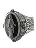 Artemis Classic Black Virgin Mary Free Size Silver Accessories for Men and Brand Silver 925 Sterling Silver Ring, (ac-acr0220), Women, Jewelry, Ring,