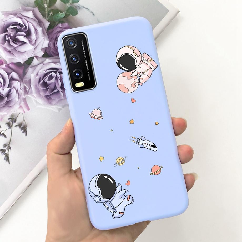 Custodia For Vivo V2027 V2027 Vivo Y11s Y12s Y20i Y20 Custodia per Telefono Morbida Opaca Silicone Liquido Antiurto Paraurti Capa Elegante Moda
