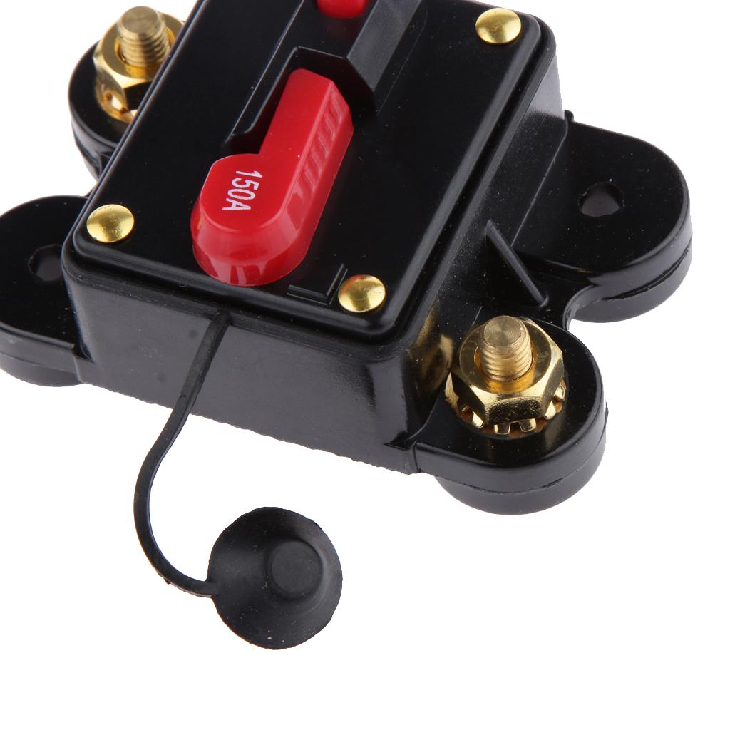 2PCS 250A+150A Automatic Auto Circuit Breaker Manual 12/24V