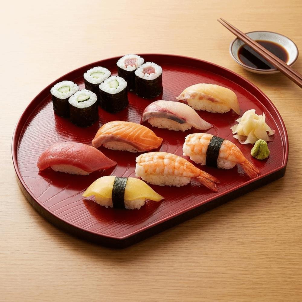 Stackable Food Platter Japanese-Style Fruit Tray Kitchen Supply Sushi Food Tray Party