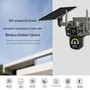 Solar-Powered Outdoor Three-Screen HD Night Vision Camera for Remote Orchard Monitoring