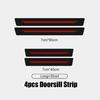 Olor Car Door Plate Sill Scuff Cover Anti-Scratch Sticker Protector Strip Trim