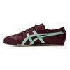 ONITSUKA TIGER Mexico 66 Bequeme Vielseitige Stoßdämpfende Strapazierfähige Low-Top Freizeitschuhe Unisex Sneaker Tiefrot Blau 1183C102-500