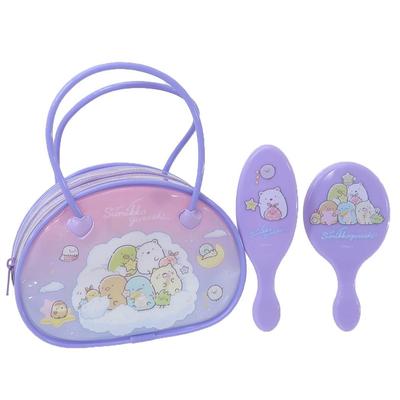 Sumikkogurashi [Kids Cosmetics] Hairbrush & Mirror Outing Set San-X