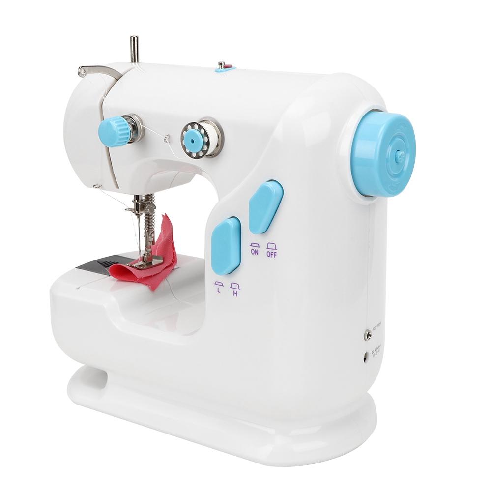 Tragbare Nähmaschine, Mini-Stickwerkzeug, multifunktional, für den Haushalt, Desktop