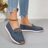 Fashion New Women Flats Comfy Casual Shoes Stylish Light Durable Breathable Loafers Slip-On Luxury Trend Classic Spring Female Sneakers