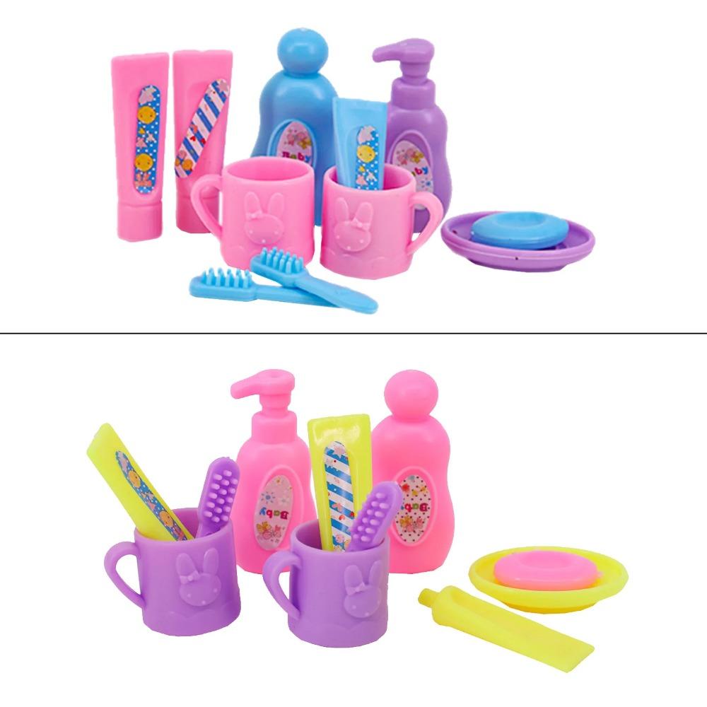 1:Mașină de spălat mini mobilier 12, Distribuitor de apă, Frigider, Set de rochii pentru păpușă de 30 cm și accesorii pentru casa de păpuși BJD 1/6 pentru jucării pentru fete