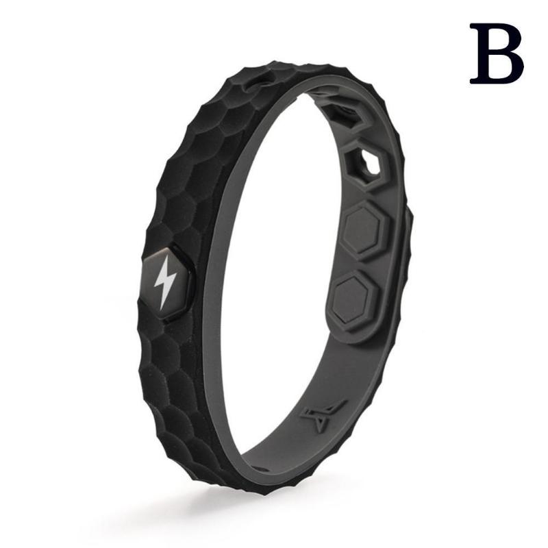Fashion Silicone Anion Bracelet Men Women Anti-static Ion Sport Wristband Energy Negative Couple Bangle Balance Bracelet