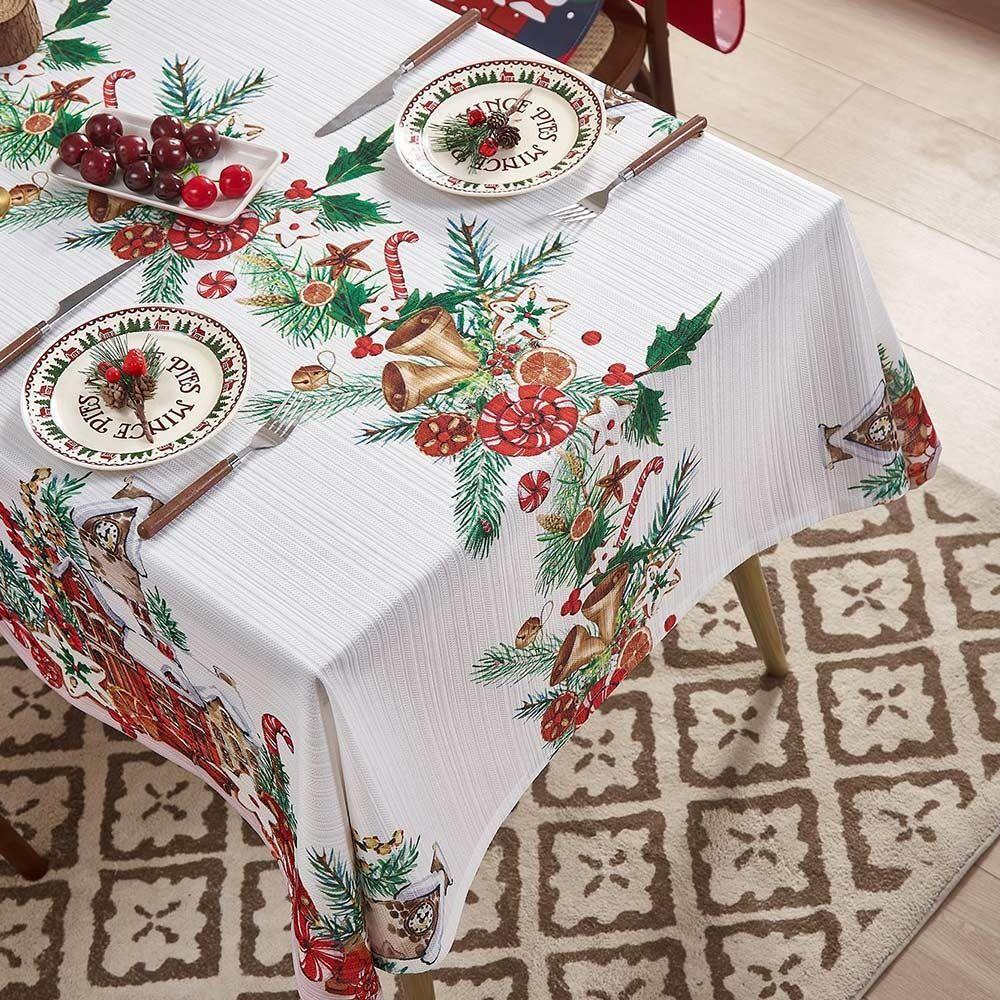 140*100cm Świąteczny Obrus Wodoodporny Świąteczny Obrus Świąteczny Obrus Stolik Kawowy