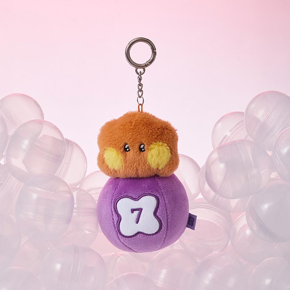 BT21 SHOOKY Minini Lucky Gacha Plush Doll Keyring