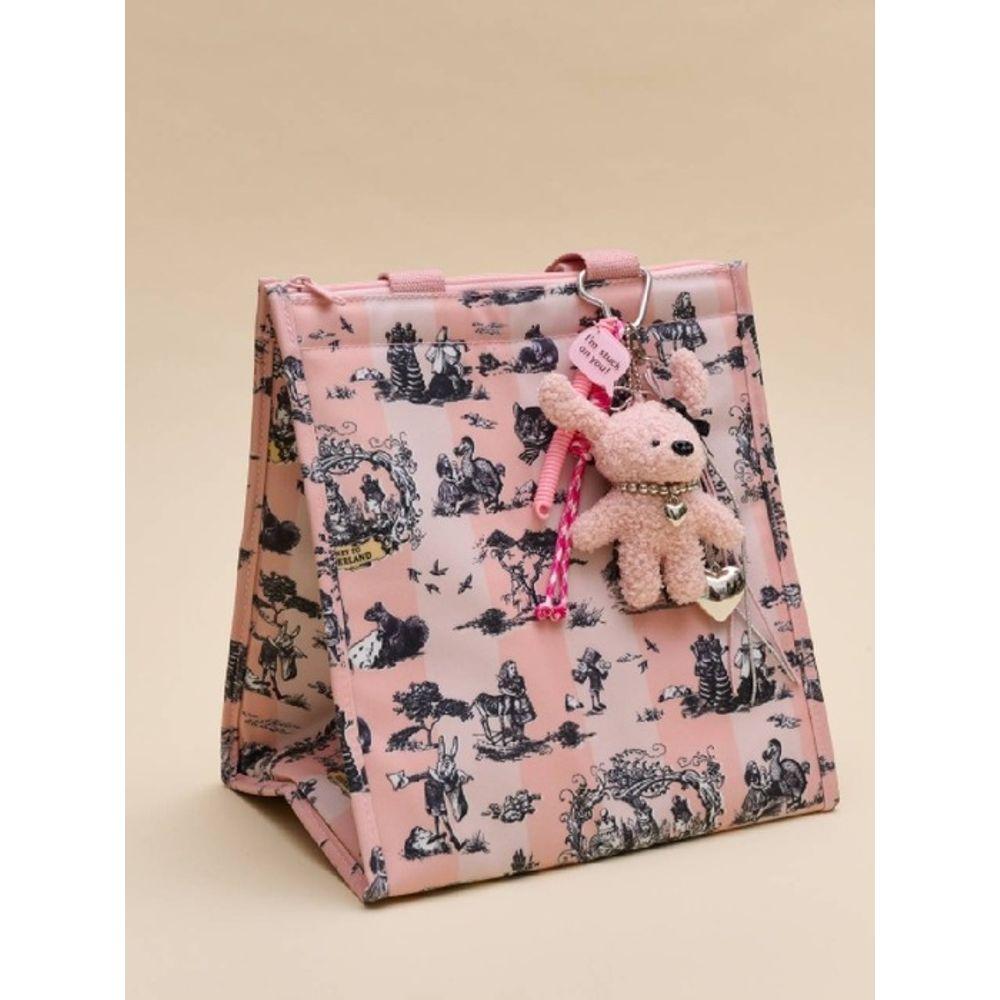 MOSSGARDEN1919 Bokku Bokku Character Keychain Pug Pug Pug Pug Puppy Keychain (Pink)