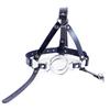 Adult Double O-Rings Stainless Steel Open Mouth Ring Gag Head Hood Harness Strap  Restraint Bondage Sex Toys for Woman Man
