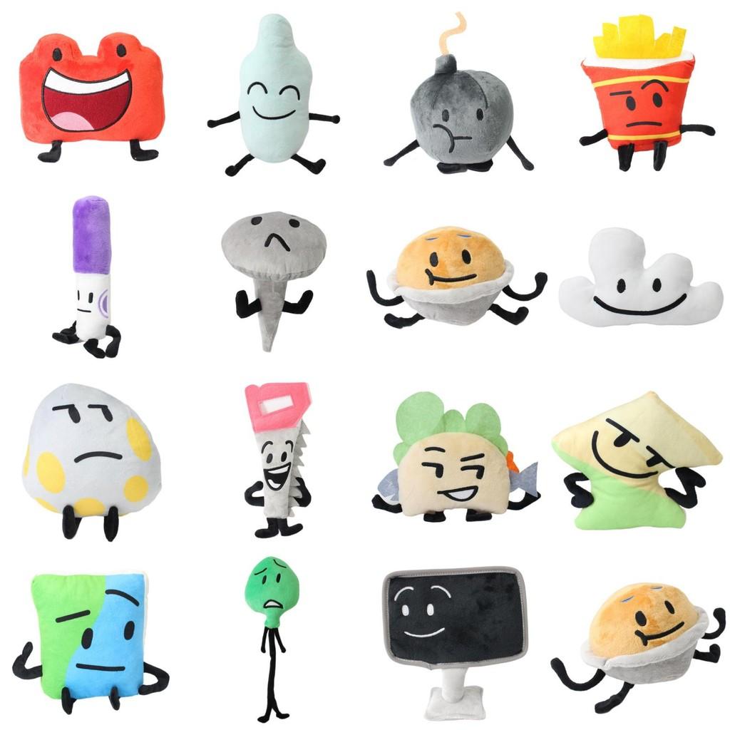 Entzückendes Cartoon-Plüschpuppen-Set mit weichem PP-Baumwollmaterial, einzigartigen Designs, leuchtenden Farben für Kinder, Sammler